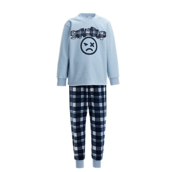 Original Marines, Italy - 60% Off  - US Seller - FUN STANDUP BOYS FLEECE PAJAMAS - Picture 1 of 3